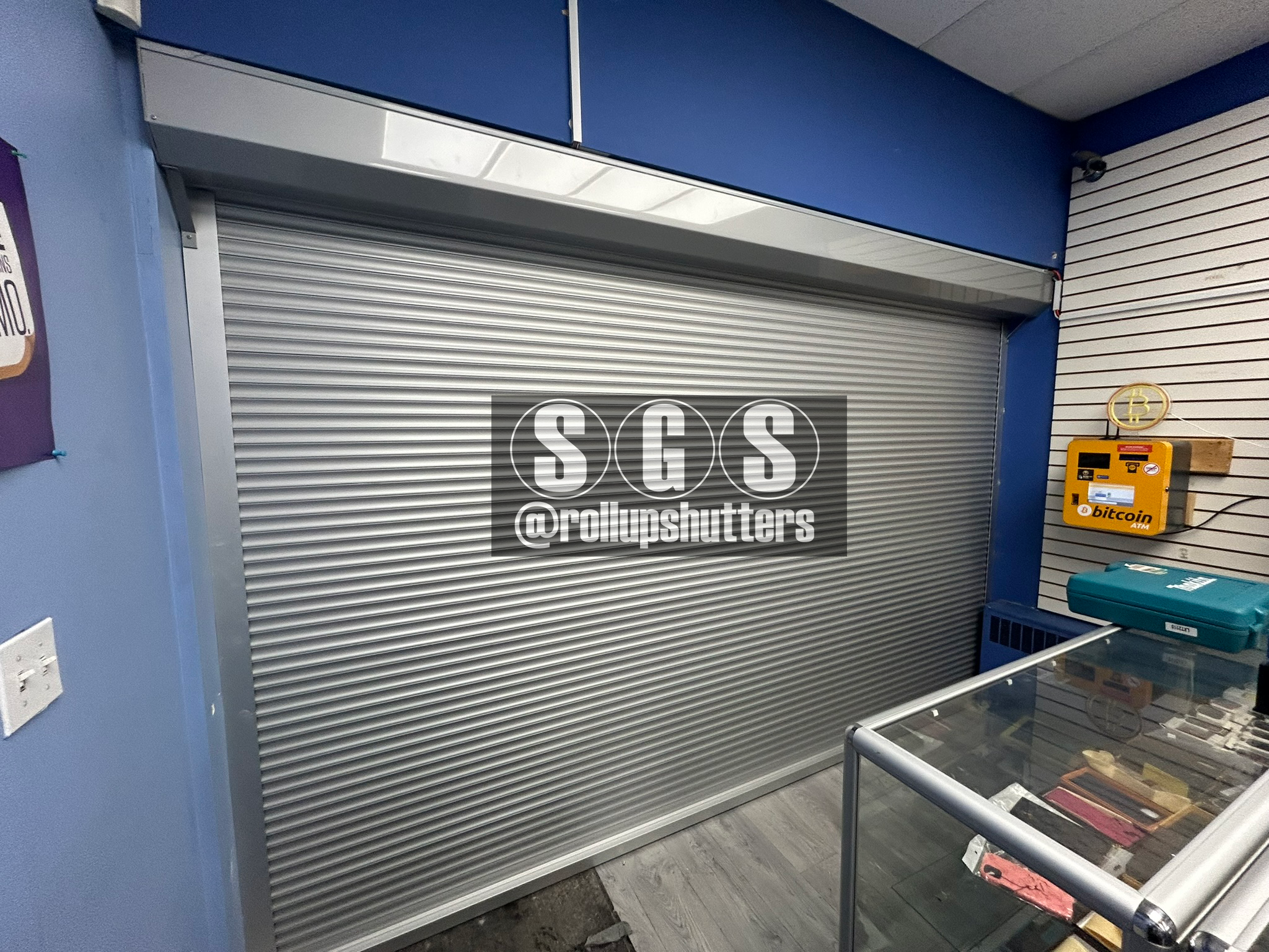 Commercial Security Roll Up Shutter Simple GTA Shutters